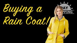 Buying A Rain Coat Water Proof vs Water Resistant