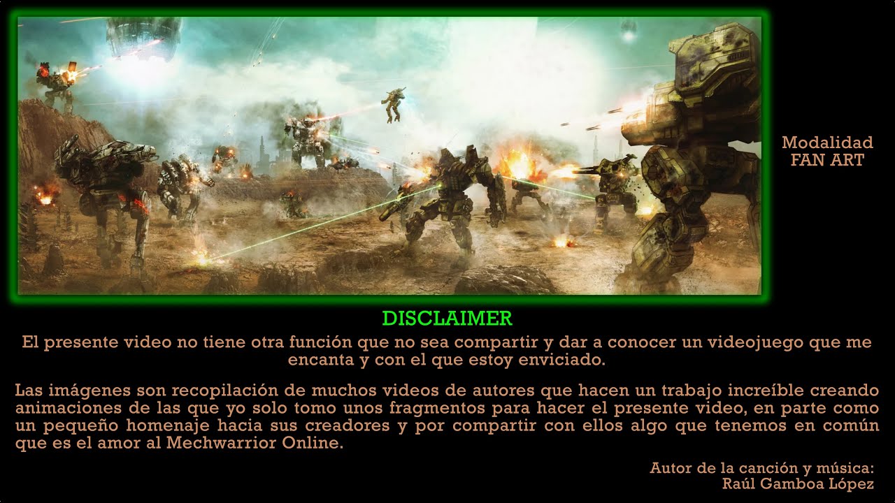 Video Musical MechWarrior