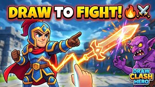 Draw Your Moves to Win! ✍️🔥 | Draw Clash Hero Gameplay‎🎮🎯 #viralvideo  screenshot 4