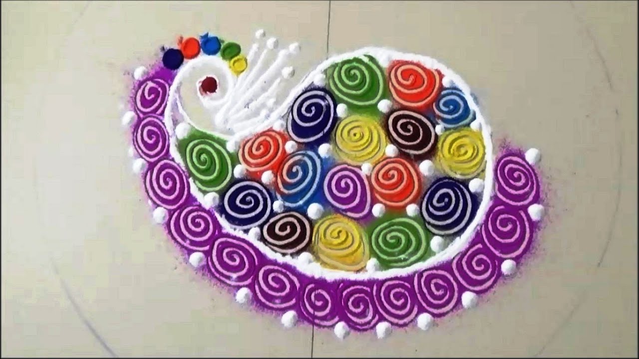 Simple Sweet Rangoli Patterns | Simple And Easy Rangoli Designs ... Simple Sweet Rangoli Patterns | Simple And Easy Rangoli Designs ...