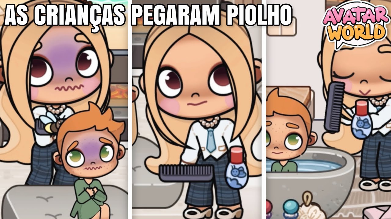 ROTINA AS CRIANÇAS PEGARAM PIOLHO 😱 (Avatar World)