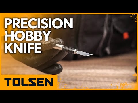 Скальпель із змінними лезами  7 шт Tolsen 30114, видео 1