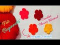 Crochet Flower Tutorial For Beginners 🌸|| 2 min Crochet Flower Pattern In Hindi