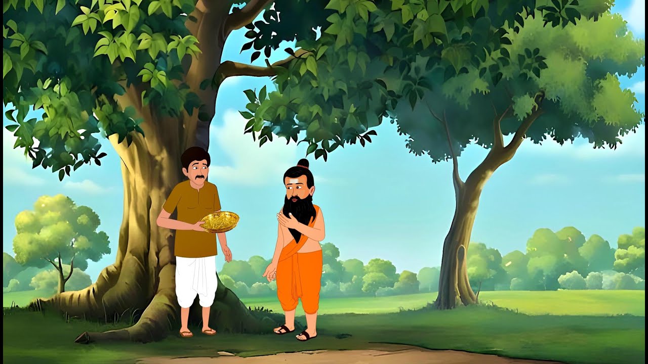 ईमानदार किसान और जादुई थाली |  Hindi Kahani | Hindi Story | Moral Stories | cartoon story