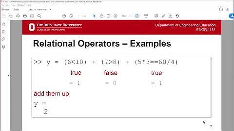 Order of Precedence IN MATLAB