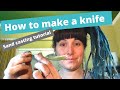 How to make a knife  beginners tutorial  sand casting technique