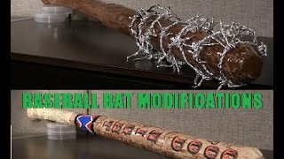 How to Make Negans Bat and How to Make Harley Quinns Bat (Baseball bat Modifications)