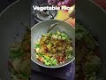 Vegetable rice recipe