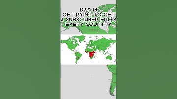 Day 19 of trying to get a subscriber from every country #shorts