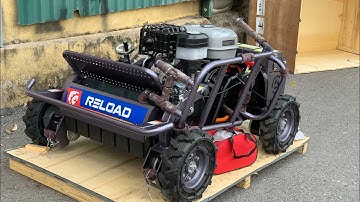 Máy Băm Cắt Cỏ Điều Khiển Từ Xa Reload RC500 Chạy Xăng Động Cơ ZONSEN.