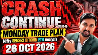 Nifty Prediction and Analysis for Tomorrow |  26 OCT 2026 | Crypto Prediction