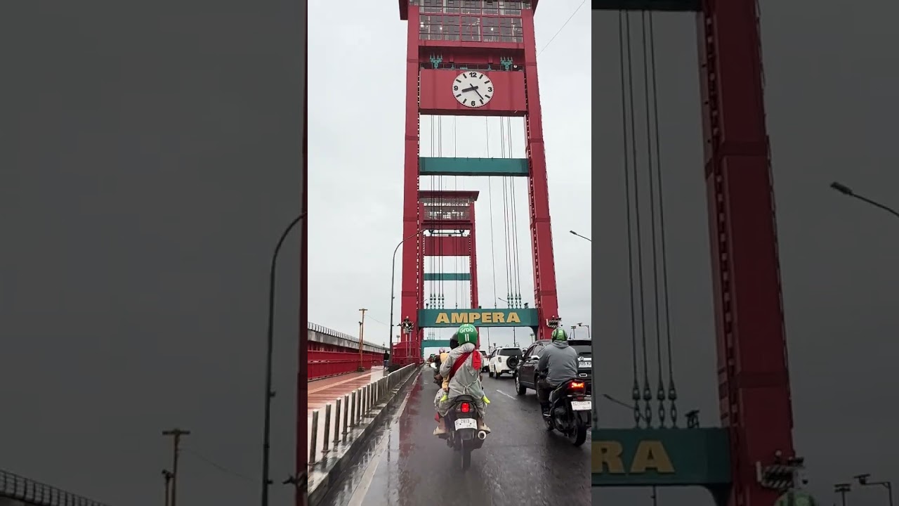 Suasana palembang saat hujan gerimis mengundang
