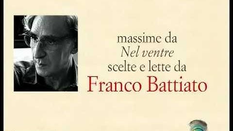 Massime lette da Franco Battiato - 2 - L'attesa...