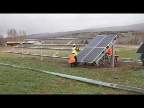 8.4 kW Ground Mount Install Time Lapse at Solar Energy International's Paonia Campus