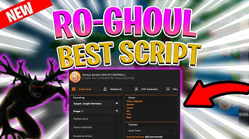 *NEW* Ro-Ghoul Script (PASTEBIN 2025) (AUTO FARM, AUTO TRAINER, AUTO ROLL, ESP , FLY)