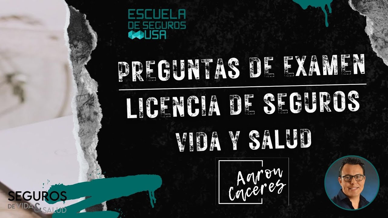 Análisis de preguntas de examen - Seguros de Vida y Salud - YouTube
