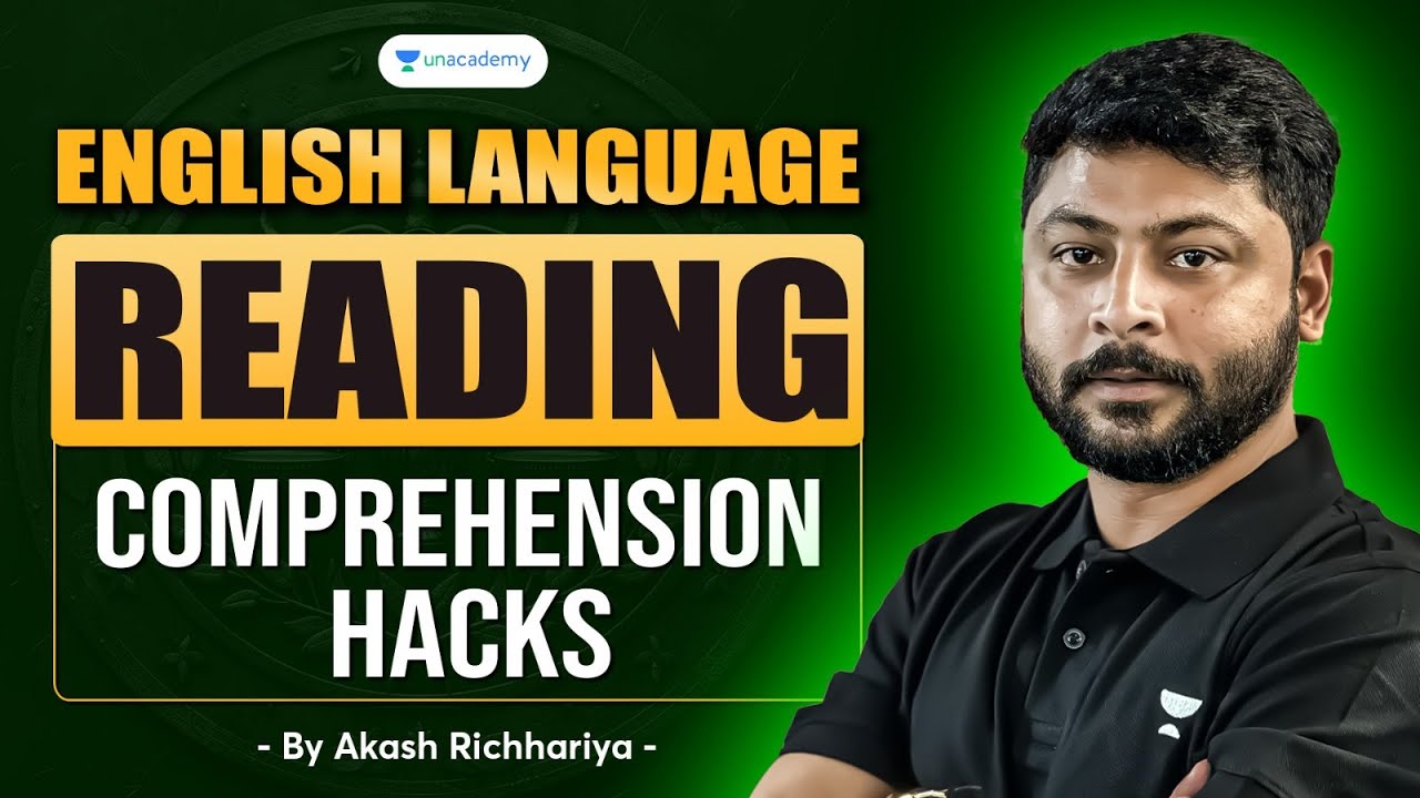 ENGLISH LANGUAGE READING COMPREHENSION HACKS CLAT 2025 Akash English language reading comprehension hacks clat 2025 akash