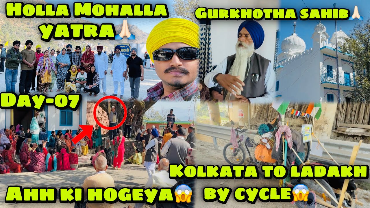Holla Mohalla Yatra GuruDwara Rewalsar Sahib,Gurkotha Sahib❤️🙏🏻Day-07#wahegurumeharkare #waheguruji 