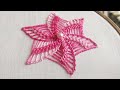 Fancy Flower Motif Embroidery Design (Hand Embroidery Work)