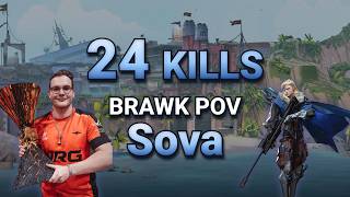 24 Kills on Breeze! NRG brawk Sova POV - Valorant Radiant Ranked Gameplay screenshot 5