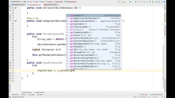 Import External Database in android