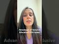 Advantages of Inclusive Education | B.Ed Exam | Points #shorts #bednotes #students #study #bedexam