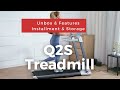 #UNBOXING OVICX Q2S Treadmill & Features #treadmill #workout #running