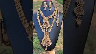 Lucky Jewellery Designer💖Gold Plated Necklace set🌹 Heer Fashion screenshot 3