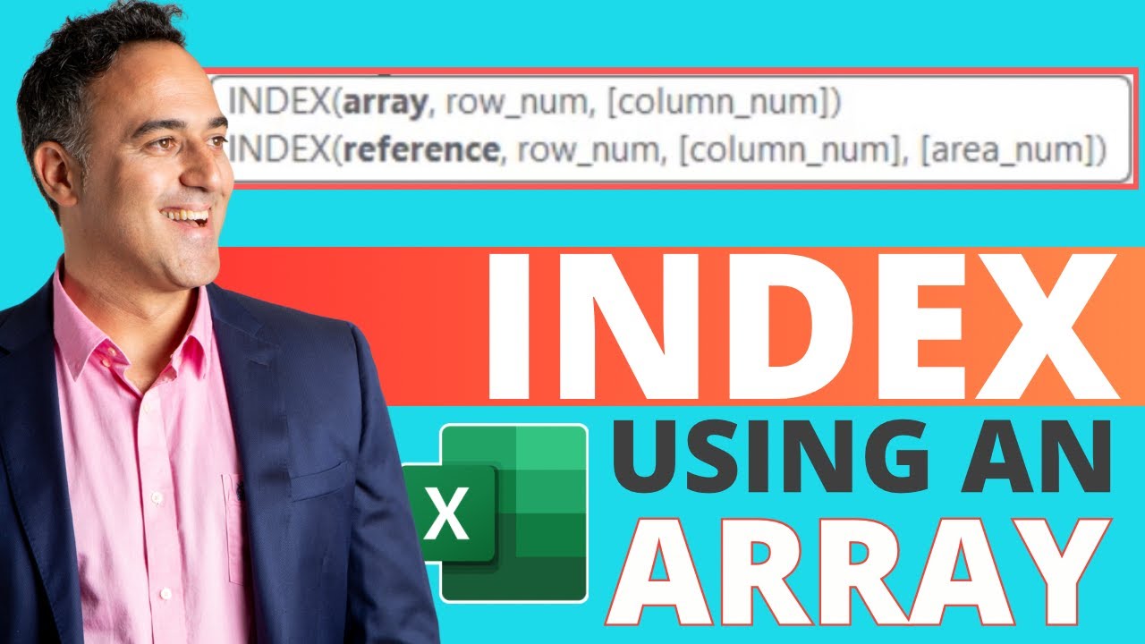 Master the Power of INDEX in Excel Using an Array - YouTube
