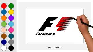 Coloring Formula 1 Logo