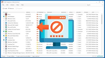 View Installed Programs & Uninstall Multiple Apps at Once with O&O AppBuster