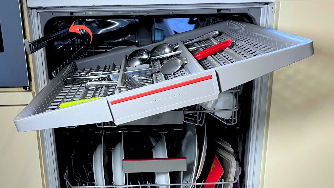 How to Fix Your Bosch/Siemens Dishwasher Rack - Clip Fix - YouTube