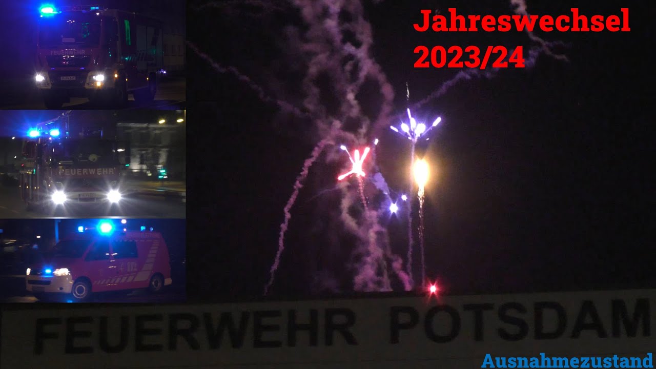 [Einsatz in der Heißen Nacht] Einsatzfahrten an Silvester Jahreswechsel 2023/24