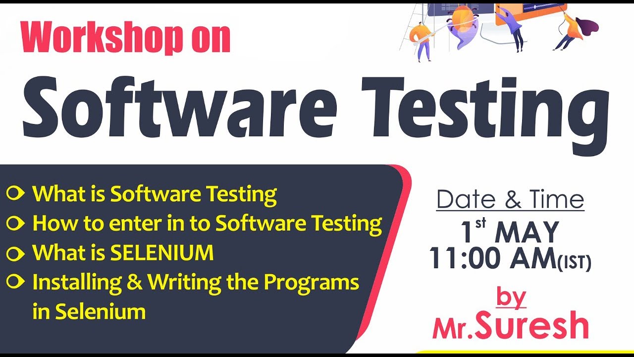 Workshop on Software Testing | by Mr.Suresh - YouTube