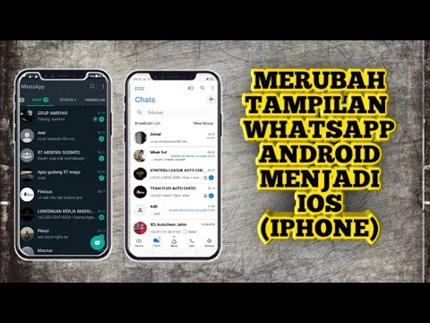 Cara Merubah Tampilan WHATSAPP Android Menjadi Iphone - Tutorial
