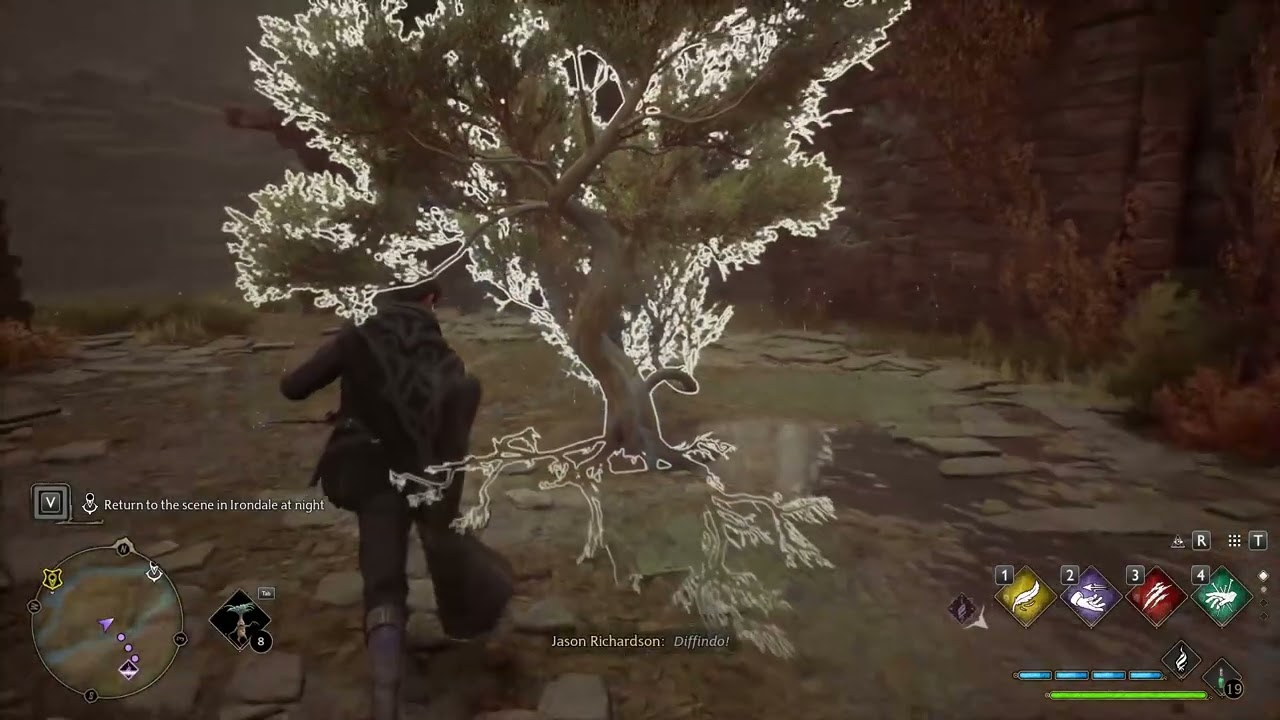 Well, Well, Well: location from the map | Hogwarts Legacy