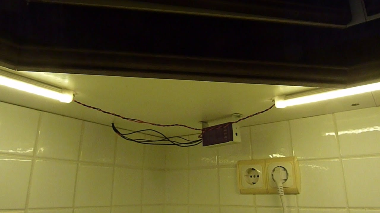 Diy Kitchen Lights With Led Bars And Clap Switch Youtube