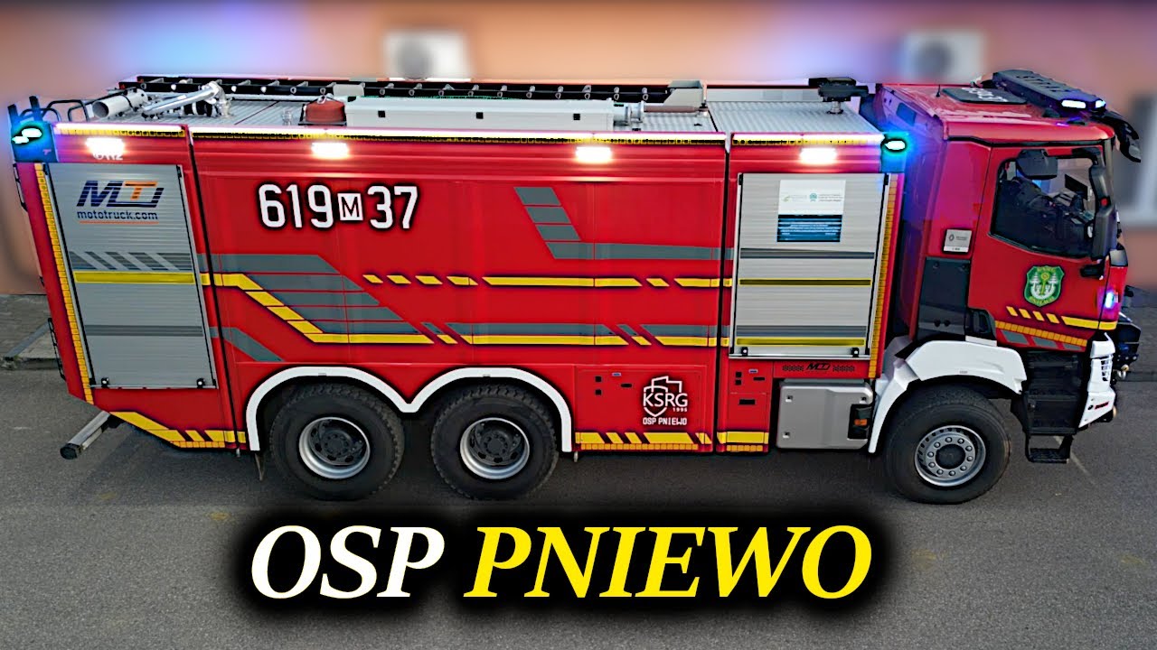 CIĘŻKI SAMOCHÓD W OSP PNIEWO!