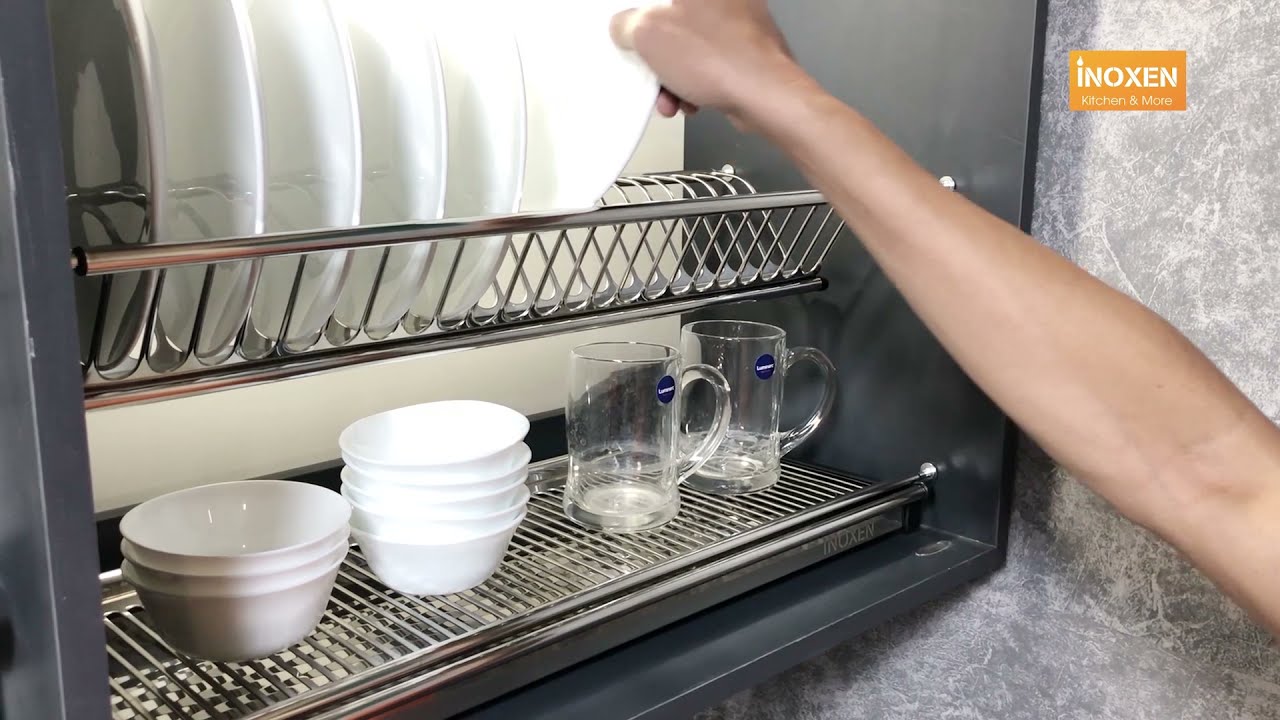 Kệ úp chén bát inox 304 thương hiệu inoxen