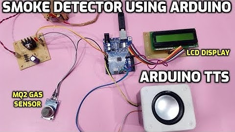 Smoke Detector using Arduino with MQ2 Sensor and Voice Alert (Text-to-Speech (TTS))