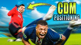 How to position as a DEFENSIVE MIDFIELDER!