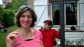 DSCN0857.AVI Pauline's7th birthday party in Toulouse France