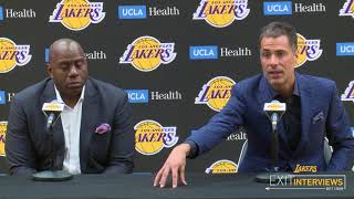 2018 Exits: Magic Johnson & Rob Pelinka