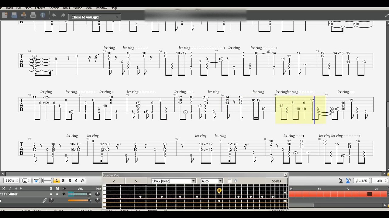 Close to you Arrangement by Sungha Jung, image size:1280x720