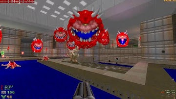 Doomworld Mega Project 2018 c2 - Map 11 (Brutana) 100%