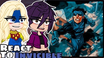 Dispatch React to Robert as Invicible || Gacha react 🇺🇸 🇧🇷