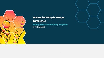 Science for Policy in Europe Conference - Opening