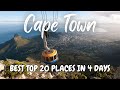 Discover Cape Town, South Africa 🇿🇦 charm: Ultimate 4-day travel guide  | Top3Videos