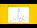 Vectores 14 - Calculando el ángulo entre dos vectores utilizando el producto escalar