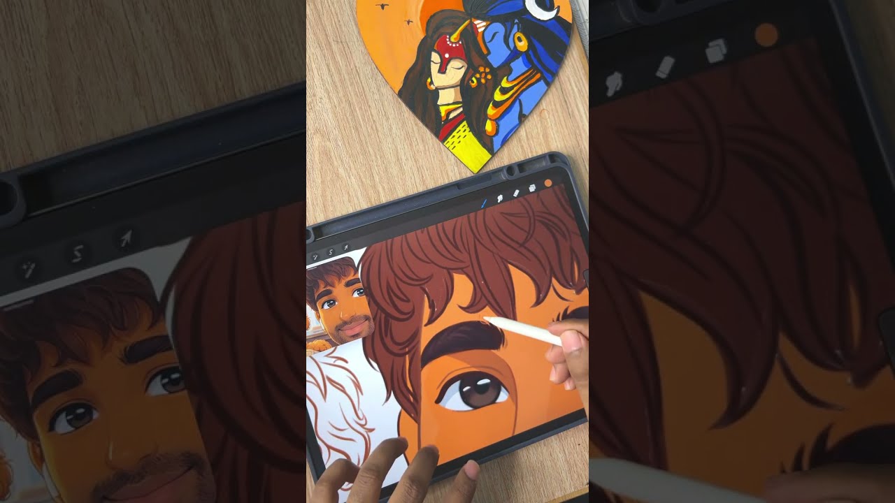 🔴 DRAWING LIVE | DIGITAL ILLUSTRATION ON IPAD #shorts #art #drawwithme